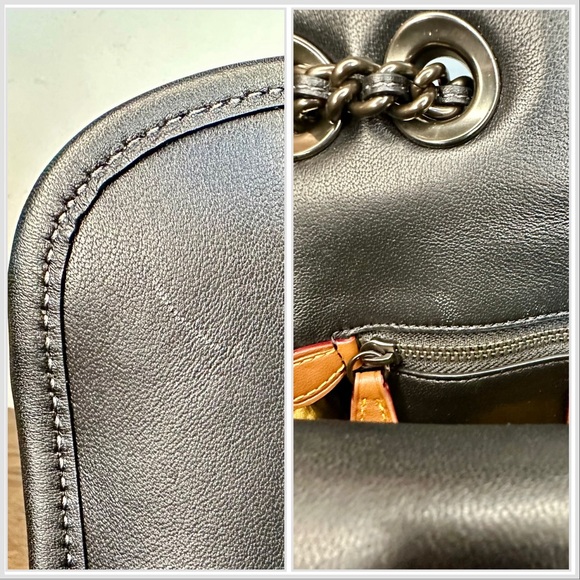 S⭕️LD‼️New Coach Pillow Madison Shoulder Bag With Quilting in Black - Picture 10 of 12